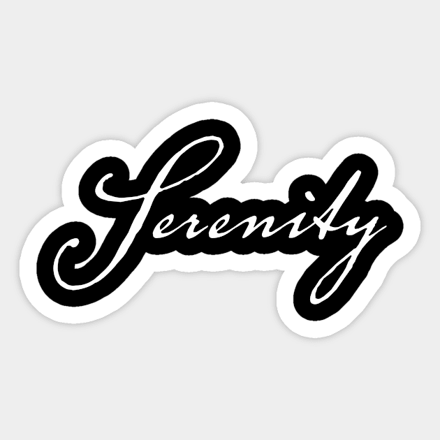 Serenity Sticker by boldifieder